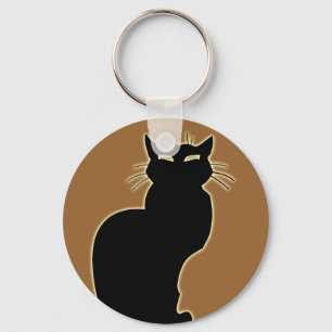 Chaveiro de Gato Preto Presentes Chaveiros de Gato