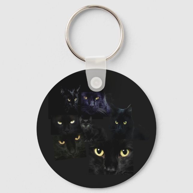 Chaveiro de Gatos Assustados (Frente)