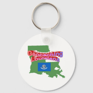 Chaveiro de Geocaching Louisiana