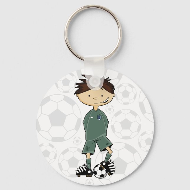 Chaveiro de goleiro de futebol na Inglaterra (Frente)