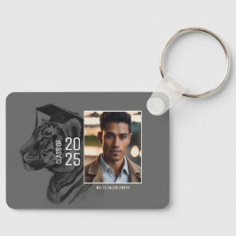 Chaveiro de Graduação de Foto Adicionar Duas Fotos