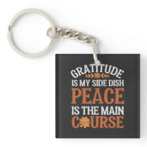 Chaveiro de Gratidão e Paz - Personalizável