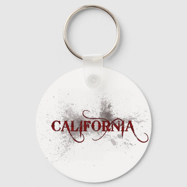 Chaveiro de Grunge da Califórnia sangrando (Frente)