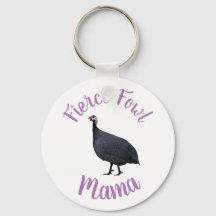 Chaveiro de Guiné Fowl Mama | #FierceFowl Mama