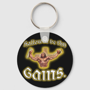 chaveiro de "Hallow be thy Gains"