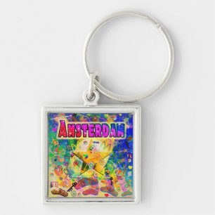 Chaveiro de Hora da Época de Amsterdã