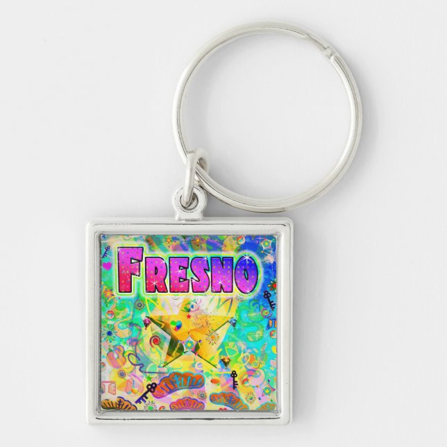 Chaveiro de Hora da Época Fresno (Frente)
