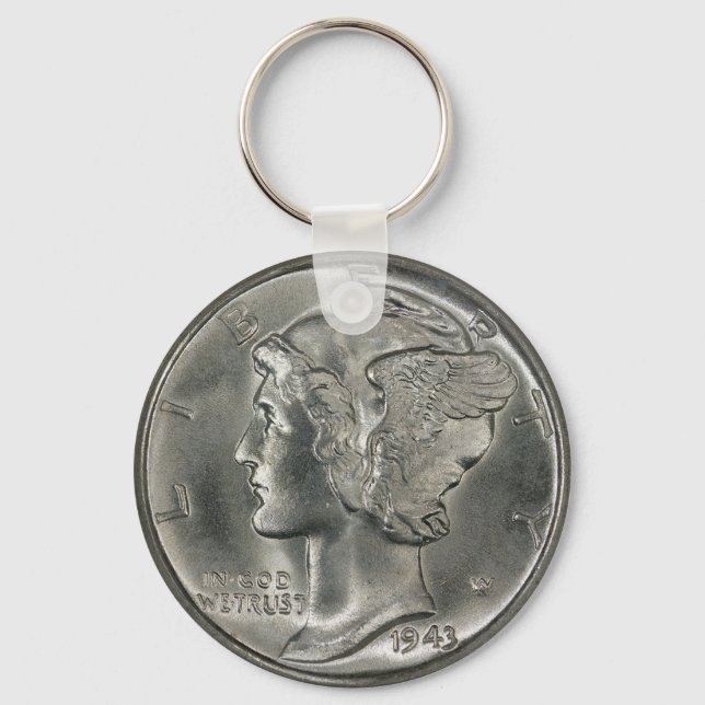 Chaveiro de imagem Mercury Head Dime (Frente)