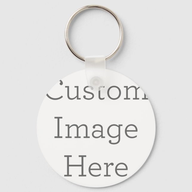 Chaveiro Círculo de Metal, 5,08cm (Frente)