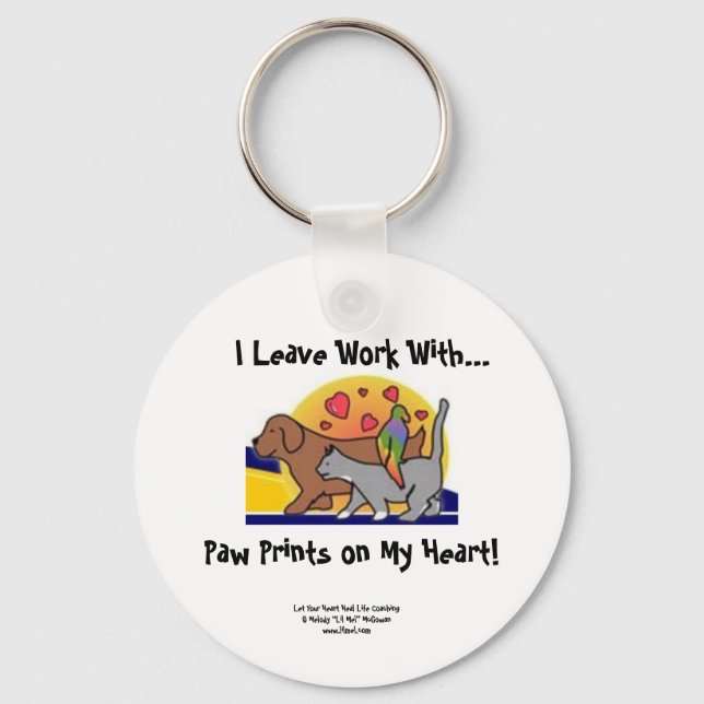 Chaveiro de impressão colorida de fotos (Frente)