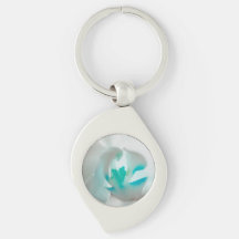 Chaveiro de Impressão de metal com orquídea