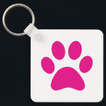 Chaveiro de impressão de pata<br><div class="desc">Pata,  impressão,  cão,  gato,  animal de estimação,  cachorrinho,  gatinho,  simpatia,  guardar,  lembrar</div>