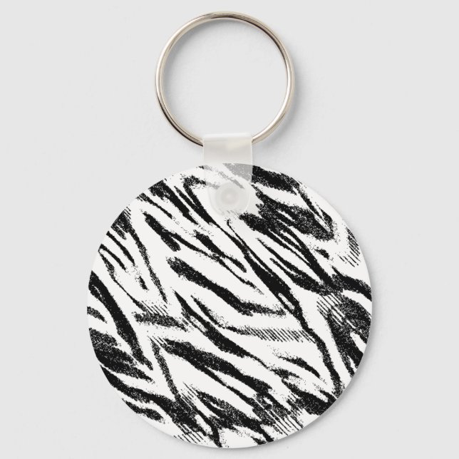 Chaveiro de Impressão Zebra Inspirada (Frente)