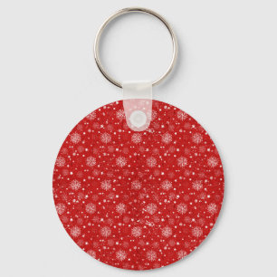 Chaveiro de inverno vermelho