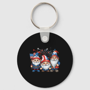 Chaveiro De Julho Patriótico Gnomos Americanos Flag Usa Gno