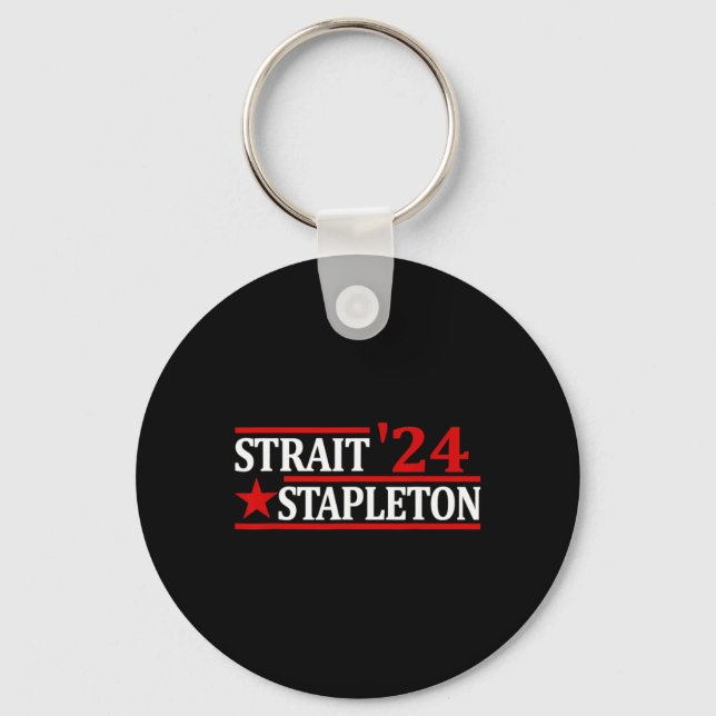 Chaveiro De julho Stapleton Strait American Patriotic (Frente)