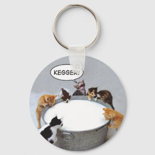 Chaveiro de Kegger do gato