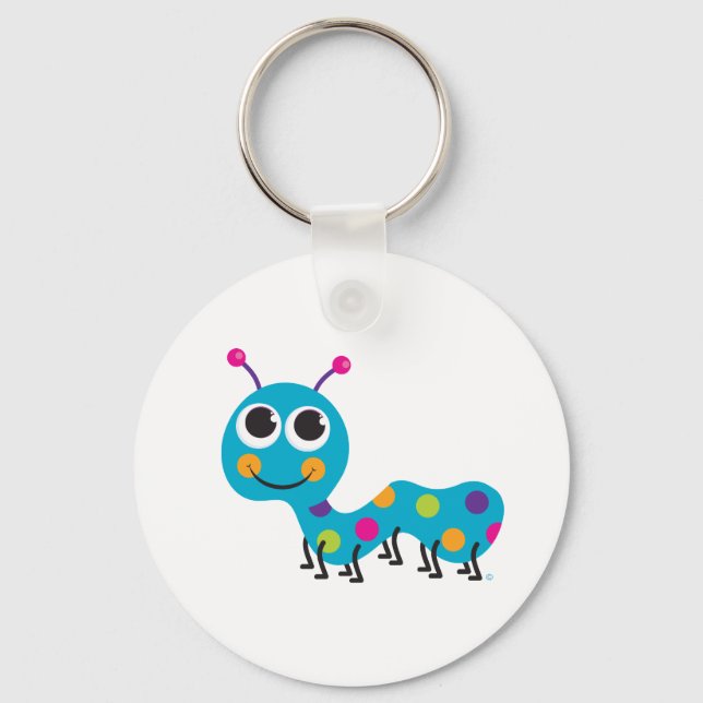 Chaveiro de lagartas (Frente)