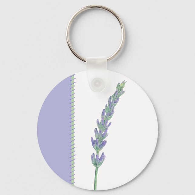 Chaveiro de lavanda (Frente)