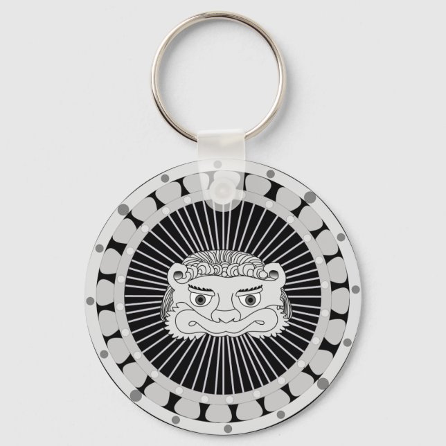 Chaveiro de Leão de Prata (Frente)