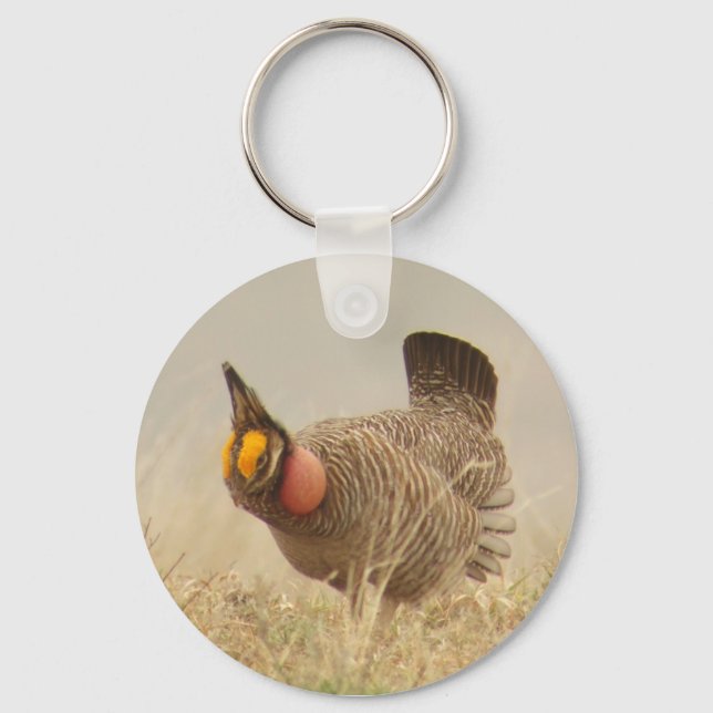 Chaveiro de Lesser Prairie Chicken (Frente)