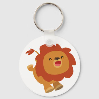 Chaveiro de Lion de Cartoon Gamboling