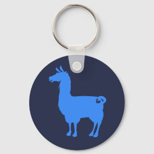 Chaveiro de Llama Azul