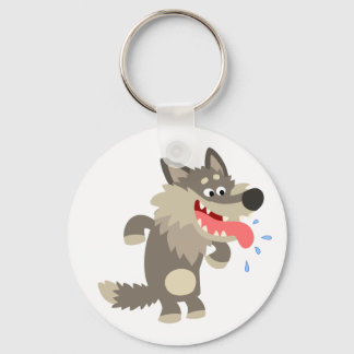 Chaveiro de Lobo de Cartoon Famoso e Bonito