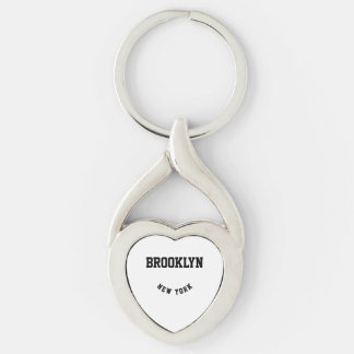 Chaveiro de Localização Personalizada de Cidade e 