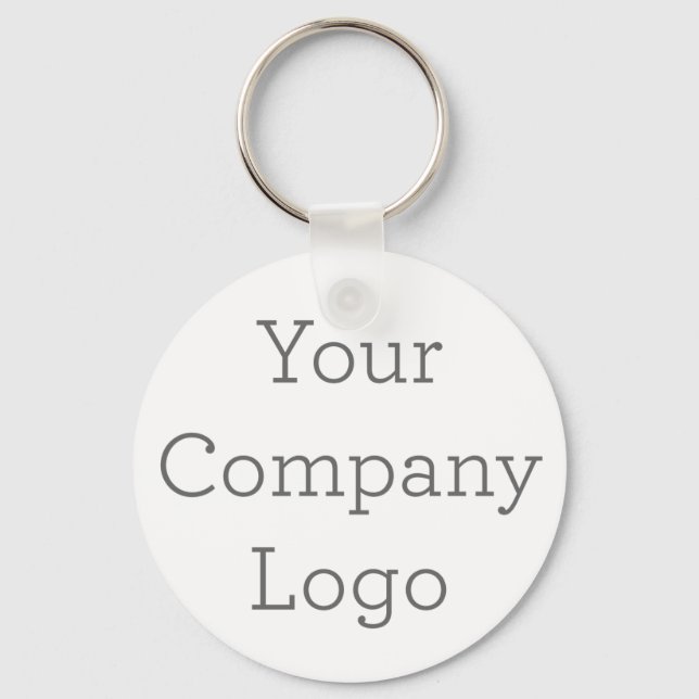 Chaveiro Círculo de Metal, 5,08cm (Frente)