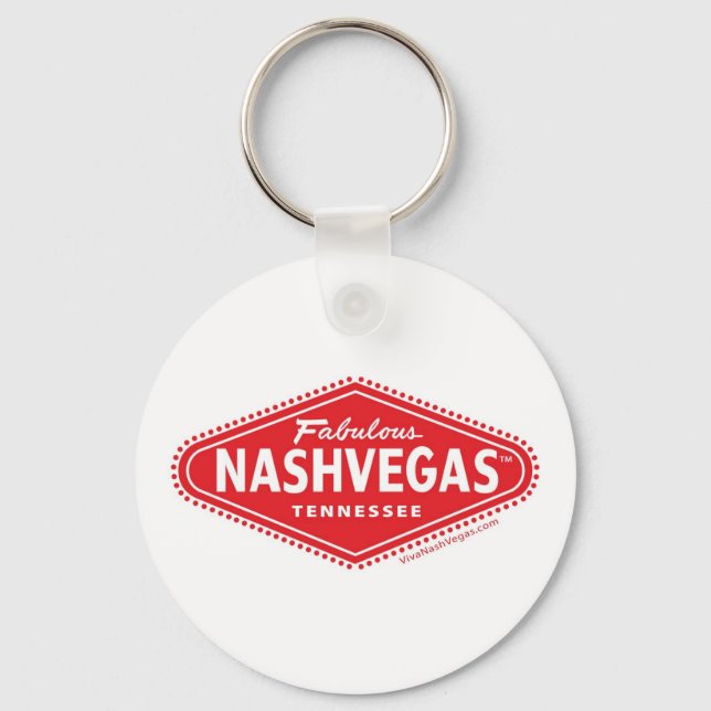 Chaveiro de logotipo Fabuloso NASHVEGAS TM (Frente)