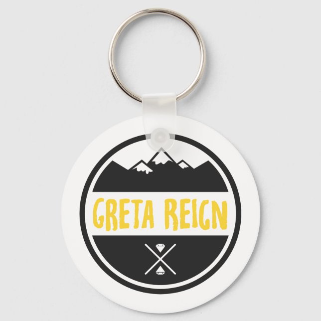 Chaveiro de Logotipo Funky Little Round Greta (Frente)