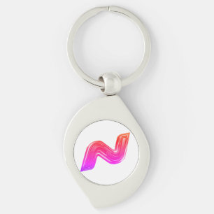 Chaveiro de logotipo rosa especial Nova