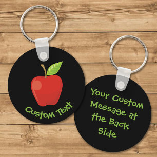 Chaveiro de Maçã Vermelha