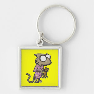 Chaveiro de Macaco do Pajama