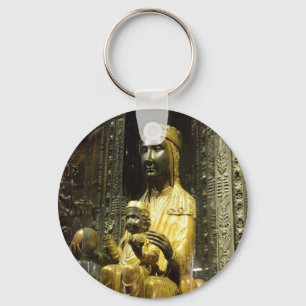 chaveiro de madonna montserrat negro