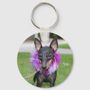 Chaveiro de Manchester Terrier