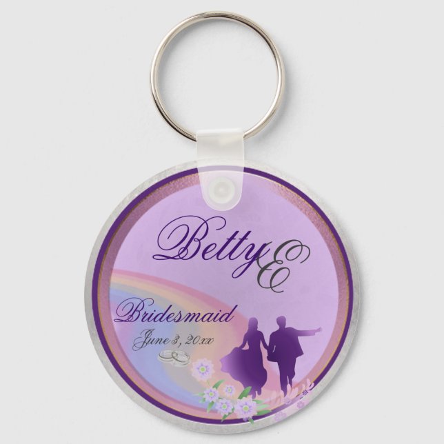 Chaveiro de Manutenção de Bridesmaids Personalizáv (Frente)