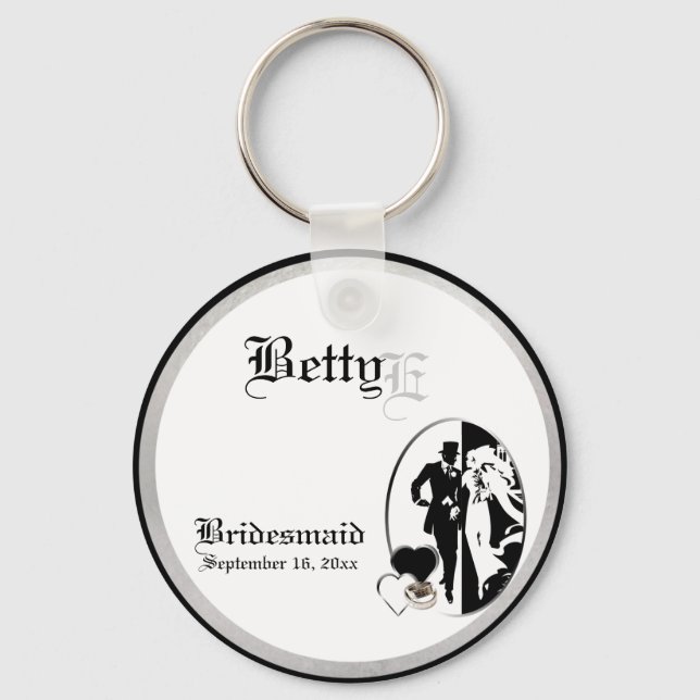 Chaveiro de Manutenção de Bridesmaids Personalizáv (Frente)