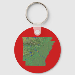 Chaveiro de Mapa do Arkansas