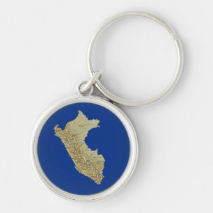 Chaveiro de Mapa do Peru