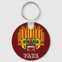 Chaveiro de máscara do diabo/demônio do Sri Lanka