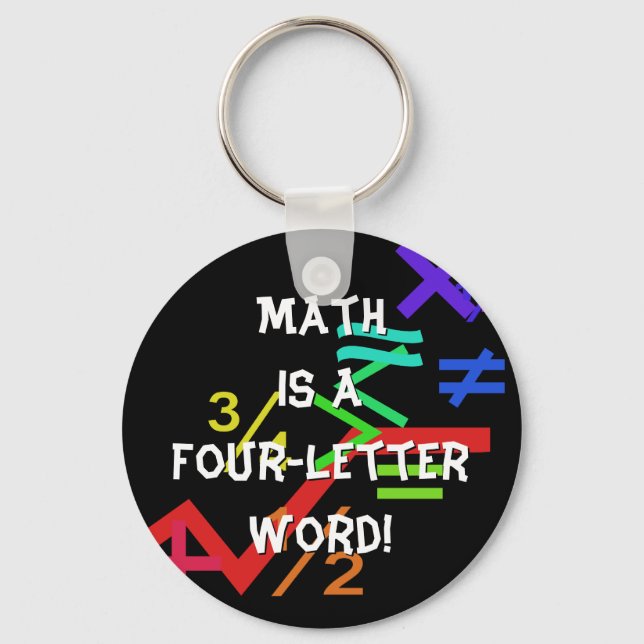 Chaveiro de matemática (Frente)