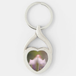 Chaveiro de Metal de Coração Torcido