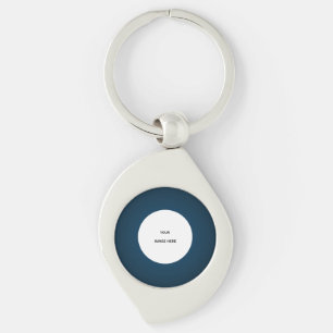 Chaveiro de Metal de Coração Torcido