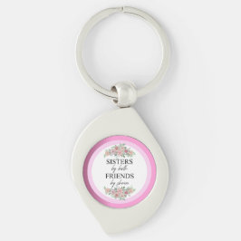 Chaveiro de metal para irmãs Elegantes