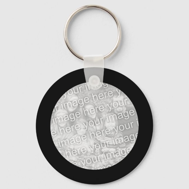 Chaveiro de Moldura Preta (Frente)