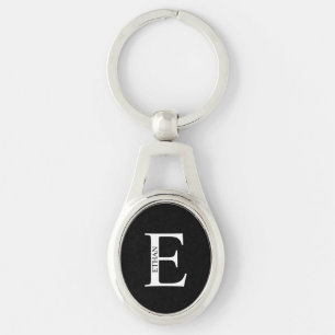 Chaveiro de Monograma e Nome Personalizado