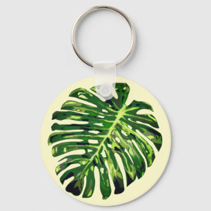 Chaveiro de Monstera Leaf