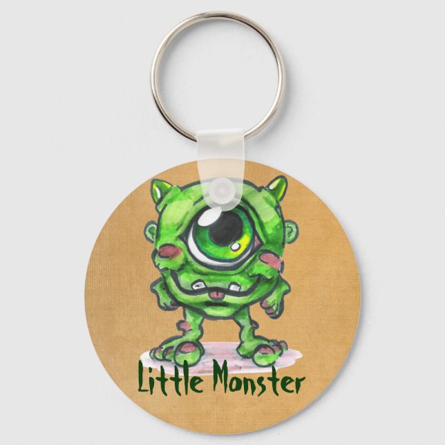 Chaveiro de Monstro Pequeno (Frente)